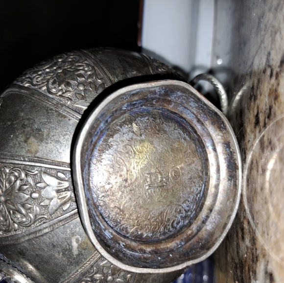 Lovely Vintage Ds Company Silver Plated Bowl/ Cauldron With Swing Handles - Picture 2 of 4